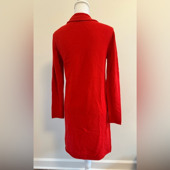 Neiman Marcus | Red Women's Long Cardigan - Picture 4 of 7